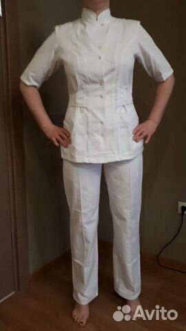 Костюм медицинский белый р. 44-46