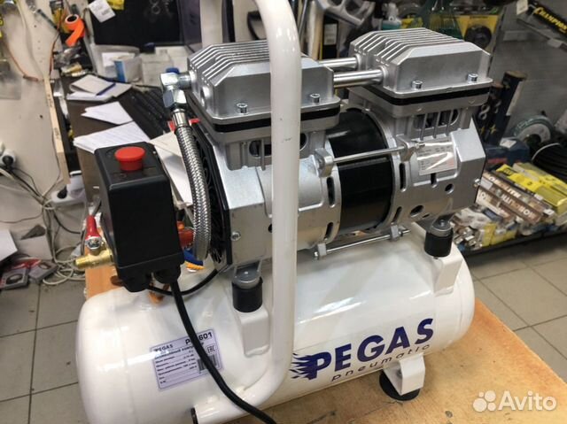 Бесшумный компрессор pegas PG-601 безмасляный новы Бесшумный компрессор pegas PG-601 безмасляный новы