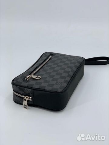 Новый мужской дорожный клатч кожа Louis Vuitton Новый мужской дорожный клатч кожа Louis Vuitton