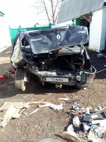 Renault Logan 1.6 МТ, 2012, битый, 114 000 км Renault Logan 1.6 МТ, 2012, битый, 114 000 км