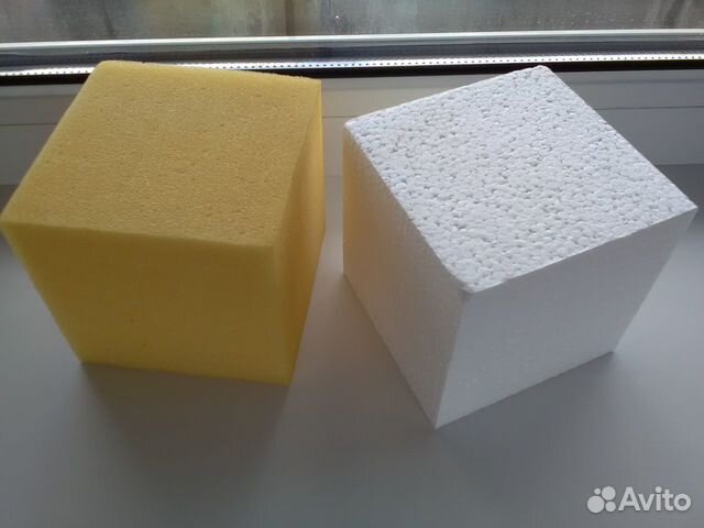 Кубик из поролона, кубик из пенопласта, 10х10х10