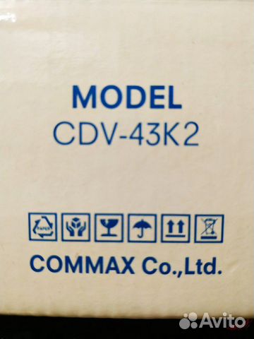 Домофон Commax cdv-43k2 белый