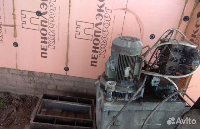 Пресс гидравлический для брусчатки и блоков