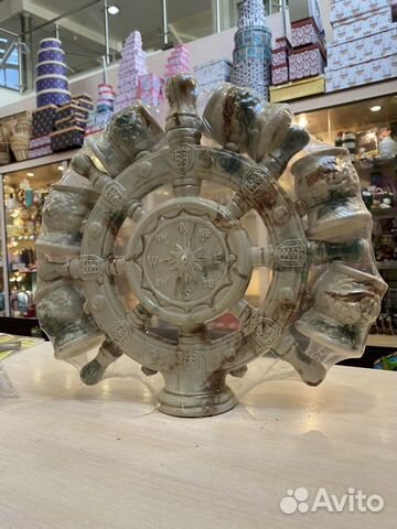 Штоф со стопками в виде штурвала