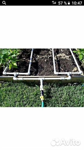 Установка водопровода на даче