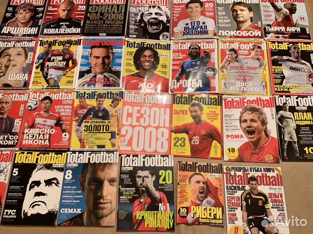 Total Football 2006-2010 (51 шт) журналы и диски