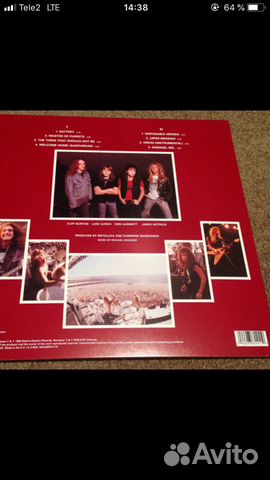 Винил Metallica “Master of Puppets” 1986,RE Винил Metallica “Master of Puppets” 1986,RE