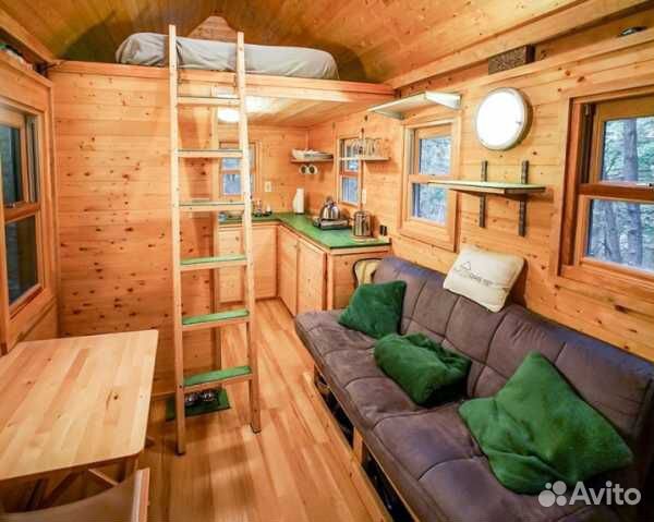 Каркасный дом + кровать-чердак, ок-4 Каркасный дом + кровать-чердак, ок-4