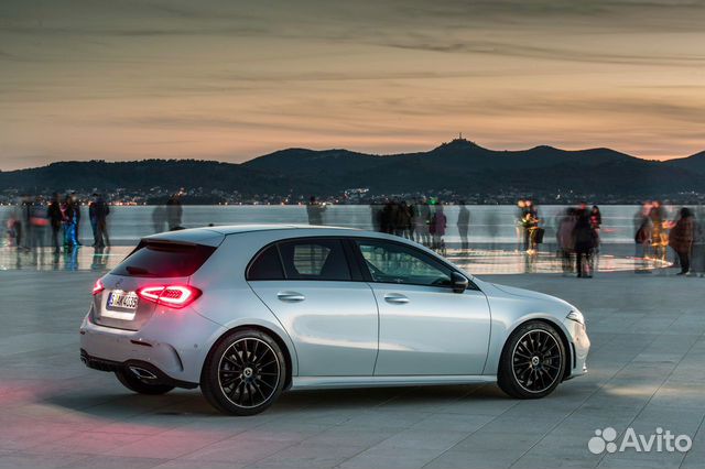 Клыки заднего бампера (жабры) A35 AMG и A45s AMG