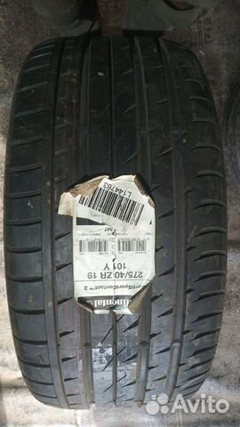 Continental ContiSportContact 3 275/40 R19, 1 шт