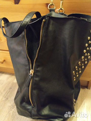 Сумка Zara Basic кожаная