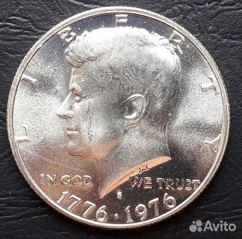 50 центов 1976 года. 200 лет независимости. США 50 центов 1976 года. 200 лет независимости. США