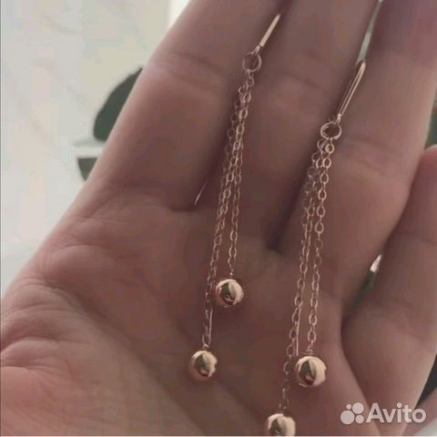 Серги новые причина продажи весячие не одеваю (под