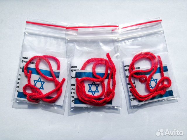 Красные нити оберег браслет