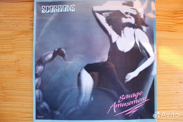 Scorpions Savage Amusement 1988 mexico 1st rare
