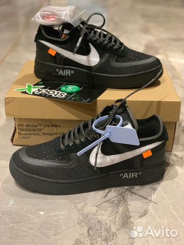 Кроссовки Nike & Off-White Air force black Кроссовки Nike & Off-White Air force black