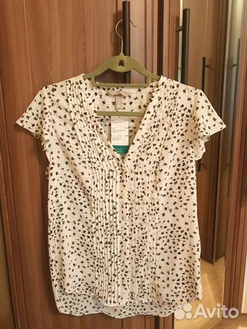 Новая летняя блузка h&m 46р Новая летняя блузка h&m 46р