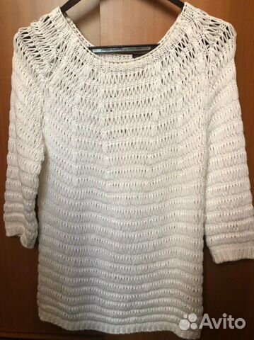 Практически новый свитер uterque хлопок 100 Практически новый свитер uterque хлопок 100