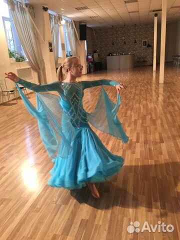 Платье для спортивных бальных танцев стандарт Ю-1 Платье для спортивных бальных танцев стандарт Ю-1