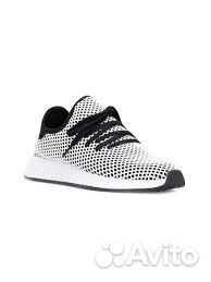 Adidas Deerupt белые с чёрным Adidas Deerupt белые с чёрным