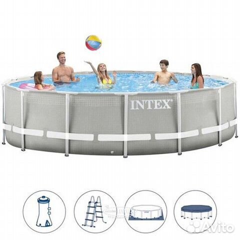 Каркасный бассейн Intex 26726, 457х122 см., артику