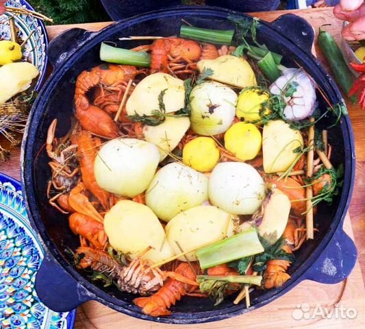 Комплект казан+печь для казана+шумовка+ляган Комплект казан+печь для казана+шумовка+ляган