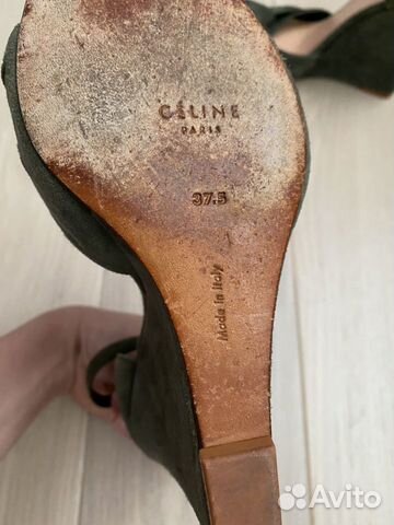 Туфли на танкетке Celine
