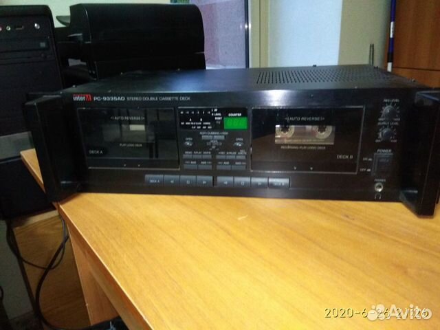 Двух кассетный магнитофон inter M PC-9335AD