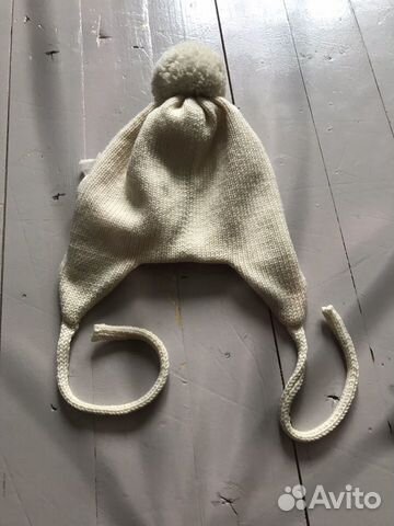 Шапка зимняя шерстяная 1-3 года