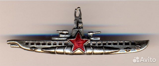 Знак. Командир подводной лодки, 1970 года. люкс Знак. Командир подводной лодки, 1970 года. люкс