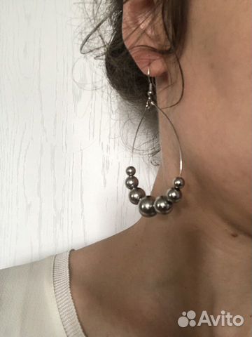 Серьги с шариками