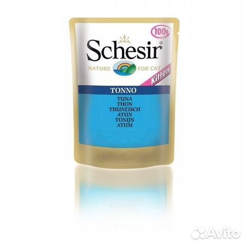 Корм для котят schesir тунец конс.100г Корм для котят schesir тунец конс.100г
