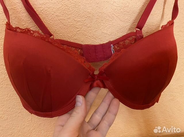 Бюстгальтер бордовый 34 B Бюстгальтер бордовый 34 B