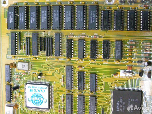 Материнская плата 286 Harris 25MHz M-209 ilon USA Материнская плата 286 Harris 25MHz M-209 ilon USA