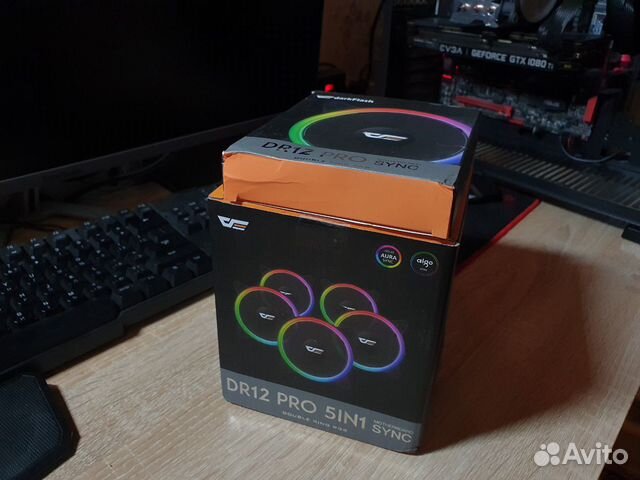 Корпусные вентиляторы Aigo DR12 Pro 6шт Корпусные вентиляторы Aigo DR12 Pro 6шт