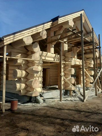 Отделка сруба, шлифовка, покраска, конопатка, тёпл