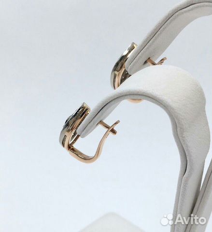 Серьги из золота с бриллиантами