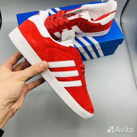 Кроссовки Adidas Gazelle красные Кроссовки Adidas Gazelle красные