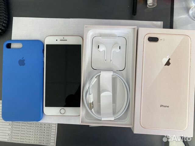 Телефон iPhone 8 плюс, 64гб