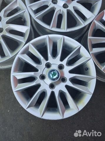 Диски бу литые R15 AL на Skoda