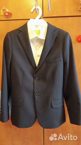 Пиджак, жилет, рубашка на мальчика + рубашка в дар