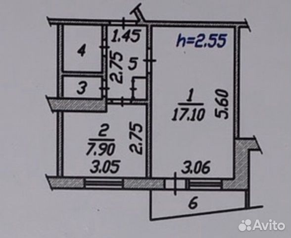 1-к квартира, 32.8 м², 3/9 эт. 1-к квартира, 32.8 м², 3/9 эт.