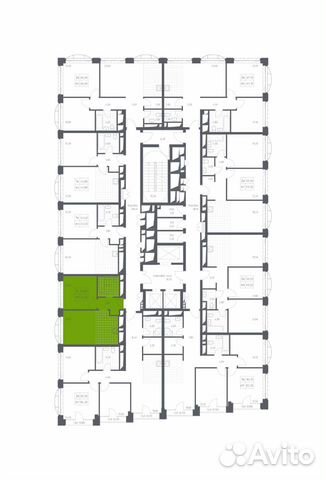 1-к квартира, 40.8 м², 21/24 эт. 1-к квартира, 40.8 м², 21/24 эт.