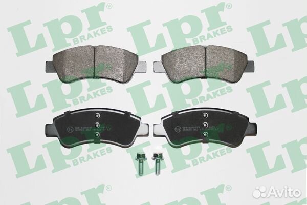 Колодки тормозные передние PSA