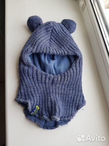 Шапка шлем для мальчика