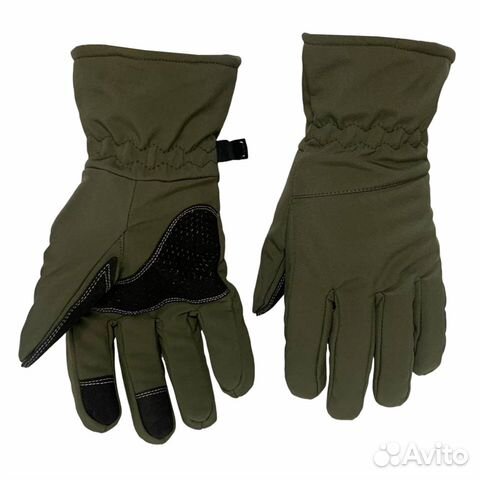 Зимние тактические перчатки Soft Shell (олива) XXL