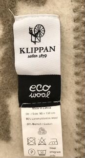 Klippan шерстяное одеяло 90х130