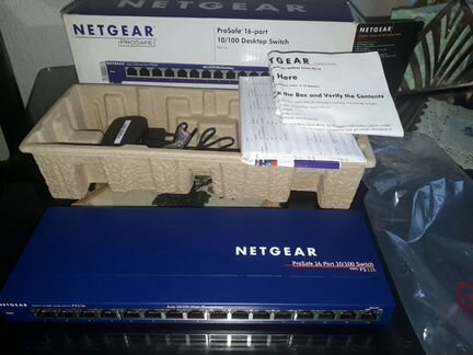 Коммутатор netgear ProSafe FS116