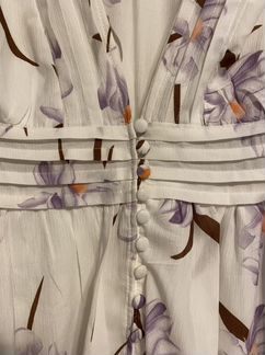 Коктейльное белое платье