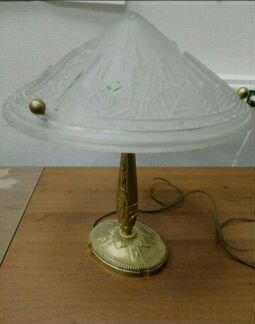 Старинная лампа бронза C. Ranc 20-е, 30-е годы